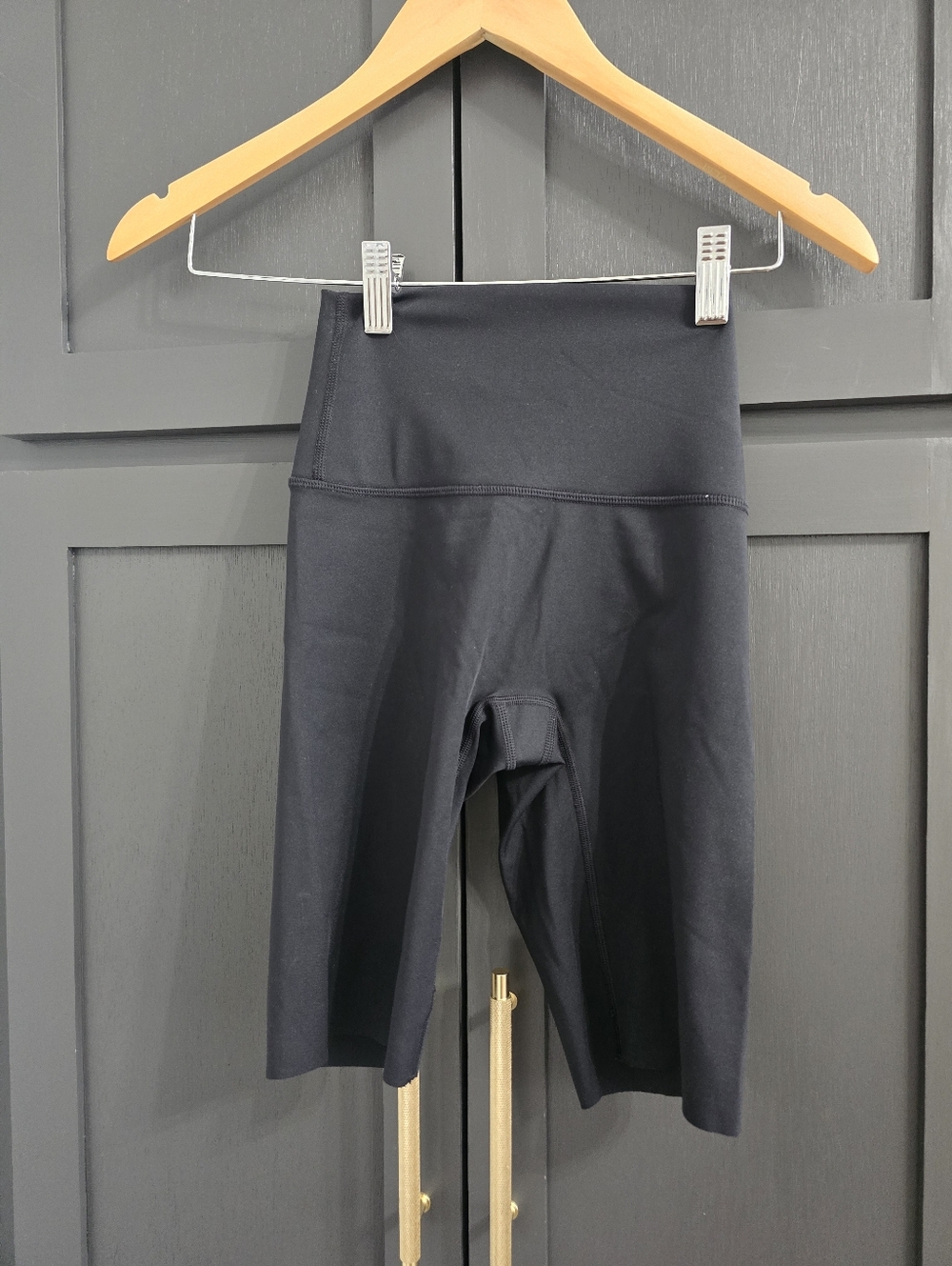 Aerie OFFLINE Real Me High Waisted Bike Shorts Black XS NWOT
